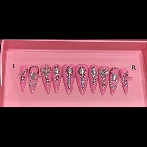 Press on handmade acrylic nails